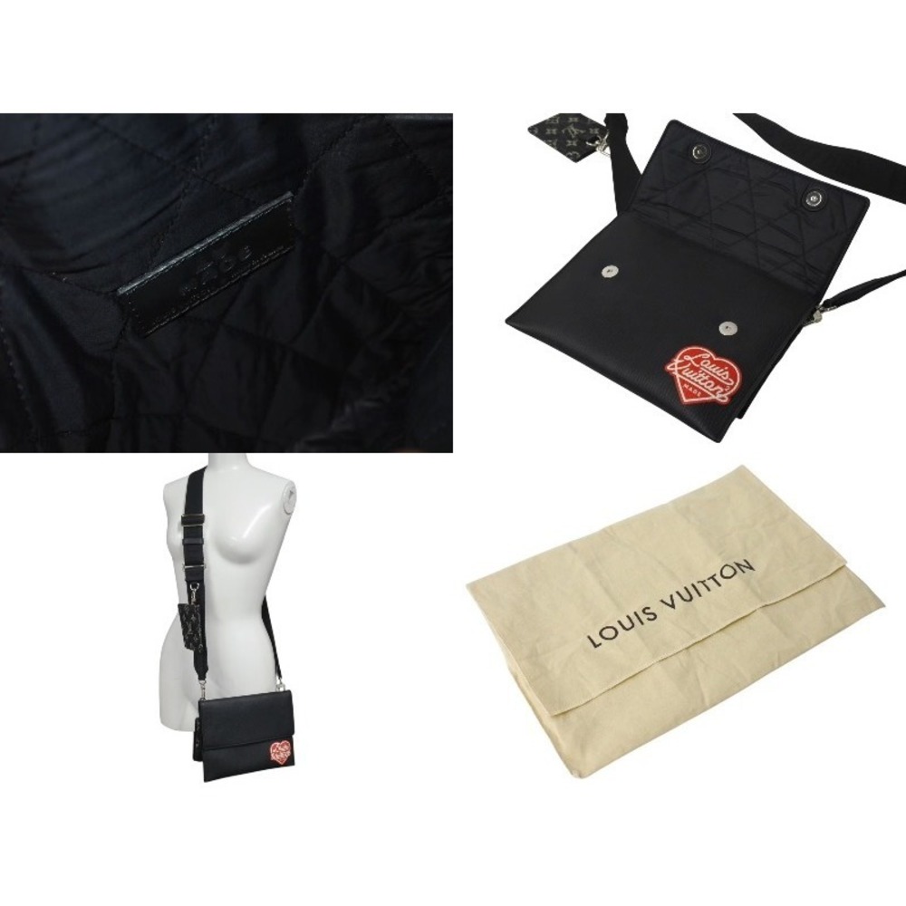 Louis Vuitton NIGO Shoulder Bag Drip Trio Pouch Black - Picture 9 of 9